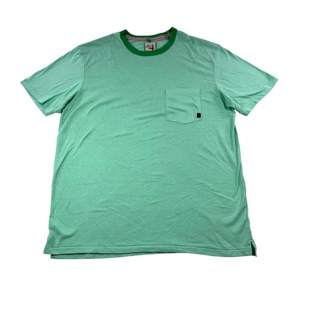 Relwen Ringer Pocket Tee XL Light Green T-Shirt Short Sleeve Casual Basic